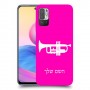 חצוצרה כיסוי מגן קשיח בעיצוב אישי עם השם שלך ל Xiaomi Redmi Note 10 5G יחידה אחת סקרין מובייל