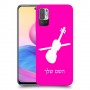 כינור כיסוי מגן קשיח בעיצוב אישי עם השם שלך ל Xiaomi Redmi Note 10 5G יחידה אחת סקרין מובייל