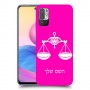 מאזניים כיסוי מגן קשיח בעיצוב אישי עם השם שלך ל Xiaomi Redmi Note 10 5G יחידה אחת סקרין מובייל