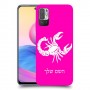 עקרב כיסוי מגן קשיח בעיצוב אישי עם השם שלך ל Xiaomi Redmi Note 10 5G יחידה אחת סקרין מובייל