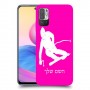 סקִי כיסוי מגן קשיח בעיצוב אישי עם השם שלך ל Xiaomi Redmi Note 10 5G יחידה אחת סקרין מובייל
