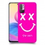 סמיילי כיסוי מגן קשיח בעיצוב אישי עם השם שלך ל Xiaomi Redmi Note 10 5G יחידה אחת סקרין מובייל