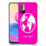 עולם כיסוי מגן קשיח בעיצוב אישי עם השם שלך ל Xiaomi Redmi Note 10 5G יחידה אחת סקרין מובייל