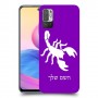 עקרב כיסוי מגן קשיח בעיצוב אישי עם השם שלך ל Xiaomi Redmi Note 10 5G יחידה אחת סקרין מובייל