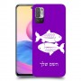 דגים כיסוי מגן קשיח בעיצוב אישי עם השם שלך ל Xiaomi Redmi Note 10 5G יחידה אחת סקרין מובייל