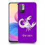 עקרב כיסוי מגן קשיח בעיצוב אישי עם השם שלך ל Xiaomi Redmi Note 10 5G יחידה אחת סקרין מובייל