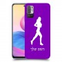 ג'וגלין - אישה כיסוי מגן קשיח בעיצוב אישי עם השם שלך ל Xiaomi Redmi Note 10 5G יחידה אחת סקרין מובייל
