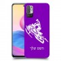 אופנוע שלג כיסוי מגן קשיח בעיצוב אישי עם השם שלך ל Xiaomi Redmi Note 10 5G יחידה אחת סקרין מובייל