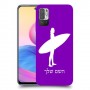 גלישה כיסוי מגן קשיח בעיצוב אישי עם השם שלך ל Xiaomi Redmi Note 10 5G יחידה אחת סקרין מובייל