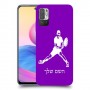 שחקן טניס כיסוי מגן קשיח בעיצוב אישי עם השם שלך ל Xiaomi Redmi Note 10 5G יחידה אחת סקרין מובייל