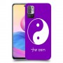 סמל יינג יאנג - סין כיסוי מגן קשיח בעיצוב אישי עם השם שלך ל Xiaomi Redmi Note 10 5G יחידה אחת סקרין מובייל