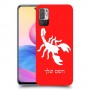 עקרב כיסוי מגן קשיח בעיצוב אישי עם השם שלך ל Xiaomi Redmi Note 10 5G יחידה אחת סקרין מובייל