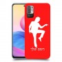 רקדן כיסוי מגן קשיח בעיצוב אישי עם השם שלך ל Xiaomi Redmi Note 10 5G יחידה אחת סקרין מובייל
