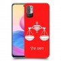 מאזניים כיסוי מגן קשיח בעיצוב אישי עם השם שלך ל Xiaomi Redmi Note 10 5G יחידה אחת סקרין מובייל
