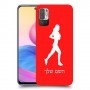ג'וגלין - אישה כיסוי מגן קשיח בעיצוב אישי עם השם שלך ל Xiaomi Redmi Note 10 5G יחידה אחת סקרין מובייל