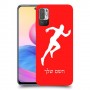 רץ כיסוי מגן קשיח בעיצוב אישי עם השם שלך ל Xiaomi Redmi Note 10 5G יחידה אחת סקרין מובייל