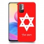 מגן דוד - ישראל כיסוי מגן קשיח בעיצוב אישי עם השם שלך ל Xiaomi Redmi Note 10 5G יחידה אחת סקרין מובייל