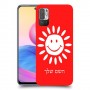 שמש כיסוי מגן קשיח בעיצוב אישי עם השם שלך ל Xiaomi Redmi Note 10 5G יחידה אחת סקרין מובייל