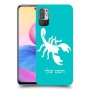 עקרב כיסוי מגן קשיח בעיצוב אישי עם השם שלך ל Xiaomi Redmi Note 10 5G יחידה אחת סקרין מובייל