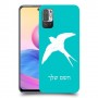 ציפור לבלוע כיסוי מגן קשיח בעיצוב אישי עם השם שלך ל Xiaomi Redmi Note 10 5G יחידה אחת סקרין מובייל