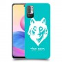זאב כיסוי מגן קשיח בעיצוב אישי עם השם שלך ל Xiaomi Redmi Note 10 5G יחידה אחת סקרין מובייל