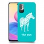 זברה כיסוי מגן קשיח בעיצוב אישי עם השם שלך ל Xiaomi Redmi Note 10 5G יחידה אחת סקרין מובייל