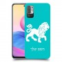 אריה כיסוי מגן קשיח בעיצוב אישי עם השם שלך ל Xiaomi Redmi Note 10 5G יחידה אחת סקרין מובייל