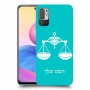 מאזניים כיסוי מגן קשיח בעיצוב אישי עם השם שלך ל Xiaomi Redmi Note 10 5G יחידה אחת סקרין מובייל