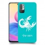 עקרב כיסוי מגן קשיח בעיצוב אישי עם השם שלך ל Xiaomi Redmi Note 10 5G יחידה אחת סקרין מובייל