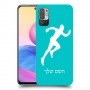 רץ כיסוי מגן קשיח בעיצוב אישי עם השם שלך ל Xiaomi Redmi Note 10 5G יחידה אחת סקרין מובייל