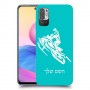 אופנוע שלג כיסוי מגן קשיח בעיצוב אישי עם השם שלך ל Xiaomi Redmi Note 10 5G יחידה אחת סקרין מובייל
