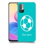 כדורגל - כדור כיסוי מגן קשיח בעיצוב אישי עם השם שלך ל Xiaomi Redmi Note 10 5G יחידה אחת סקרין מובייל