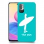 גלישה כיסוי מגן קשיח בעיצוב אישי עם השם שלך ל Xiaomi Redmi Note 10 5G יחידה אחת סקרין מובייל