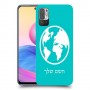 עולם כיסוי מגן קשיח בעיצוב אישי עם השם שלך ל Xiaomi Redmi Note 10 5G יחידה אחת סקרין מובייל