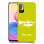 חצוצרה כיסוי מגן קשיח בעיצוב אישי עם השם שלך ל Xiaomi Redmi Note 10 5G יחידה אחת סקרין מובייל