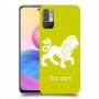 אריה כיסוי מגן קשיח בעיצוב אישי עם השם שלך ל Xiaomi Redmi Note 10 5G יחידה אחת סקרין מובייל