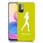 ג'וגלין - אישה כיסוי מגן קשיח בעיצוב אישי עם השם שלך ל Xiaomi Redmi Note 10 5G יחידה אחת סקרין מובייל