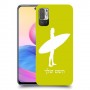 גלישה כיסוי מגן קשיח בעיצוב אישי עם השם שלך ל Xiaomi Redmi Note 10 5G יחידה אחת סקרין מובייל