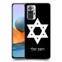 מגן דוד - ישראל כיסוי מגן קשיח בעיצוב אישי עם השם שלך ל Xiaomi Redmi Note 10 Pro יחידה אחת סקרין מובייל