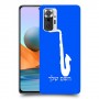 סקספון כיסוי מגן קשיח בעיצוב אישי עם השם שלך ל Xiaomi Redmi Note 10 Pro יחידה אחת סקרין מובייל