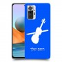 כינור כיסוי מגן קשיח בעיצוב אישי עם השם שלך ל Xiaomi Redmi Note 10 Pro יחידה אחת סקרין מובייל