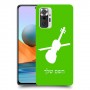 כינור כיסוי מגן קשיח בעיצוב אישי עם השם שלך ל Xiaomi Redmi Note 10 Pro יחידה אחת סקרין מובייל