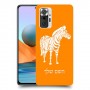 זברה כיסוי מגן קשיח בעיצוב אישי עם השם שלך ל Xiaomi Redmi Note 10 Pro יחידה אחת סקרין מובייל