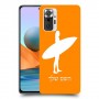 גלישה כיסוי מגן קשיח בעיצוב אישי עם השם שלך ל Xiaomi Redmi Note 10 Pro יחידה אחת סקרין מובייל