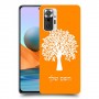 עץ כיסוי מגן קשיח בעיצוב אישי עם השם שלך ל Xiaomi Redmi Note 10 Pro יחידה אחת סקרין מובייל