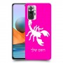 עקרב כיסוי מגן קשיח בעיצוב אישי עם השם שלך ל Xiaomi Redmi Note 10 Pro יחידה אחת סקרין מובייל