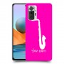 סקספון כיסוי מגן קשיח בעיצוב אישי עם השם שלך ל Xiaomi Redmi Note 10 Pro יחידה אחת סקרין מובייל
