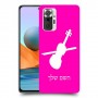 כינור כיסוי מגן קשיח בעיצוב אישי עם השם שלך ל Xiaomi Redmi Note 10 Pro יחידה אחת סקרין מובייל