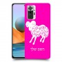 טלה כיסוי מגן קשיח בעיצוב אישי עם השם שלך ל Xiaomi Redmi Note 10 Pro יחידה אחת סקרין מובייל