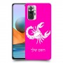 עקרב כיסוי מגן קשיח בעיצוב אישי עם השם שלך ל Xiaomi Redmi Note 10 Pro יחידה אחת סקרין מובייל